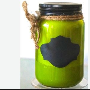 DW HOME CANDLE SPICED HONEY MELON RICHLY SCENTED NEW CHALKBOARD